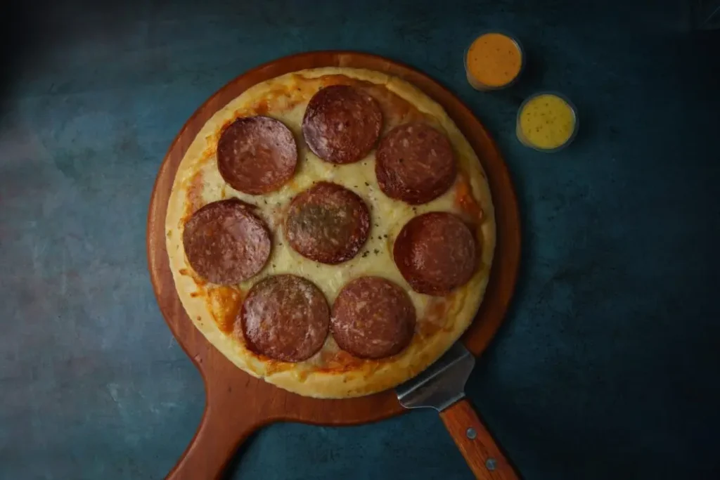 Beef Pepperoni Pizza
